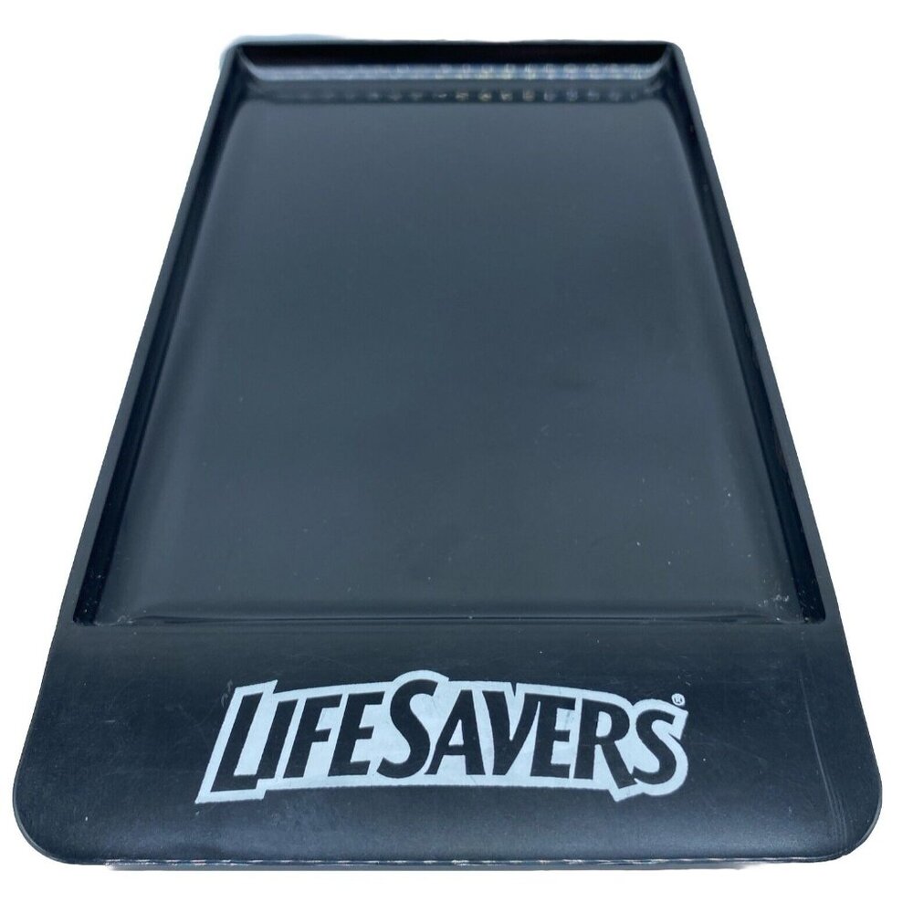 Lifesavers Candy Restaurant Diner Server Bill Tip Tray Black Plastic Canada